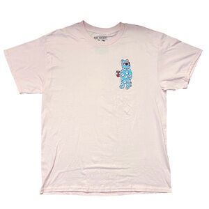NWOT Riot Society Pink Donut Bear Tee Large